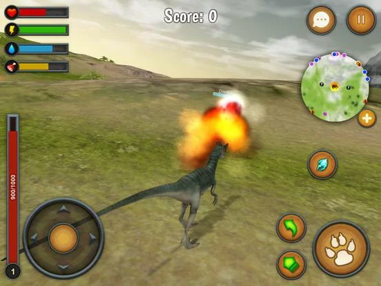 Изображение игры: Dilophosaurus Dinosaur Multiplayer