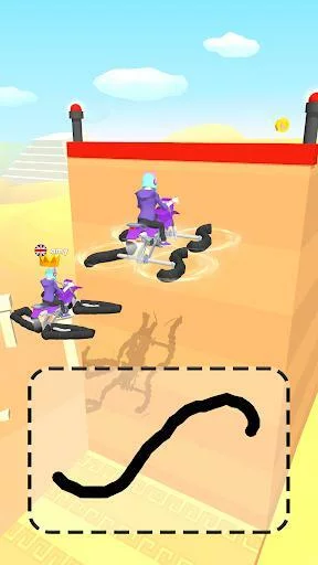 Изображение игры: Scribble Rider