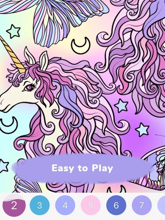 Изображение игры: iPaint - Color By Number Game