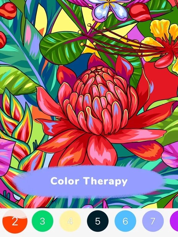 Изображение игры: iPaint - Color By Number Game