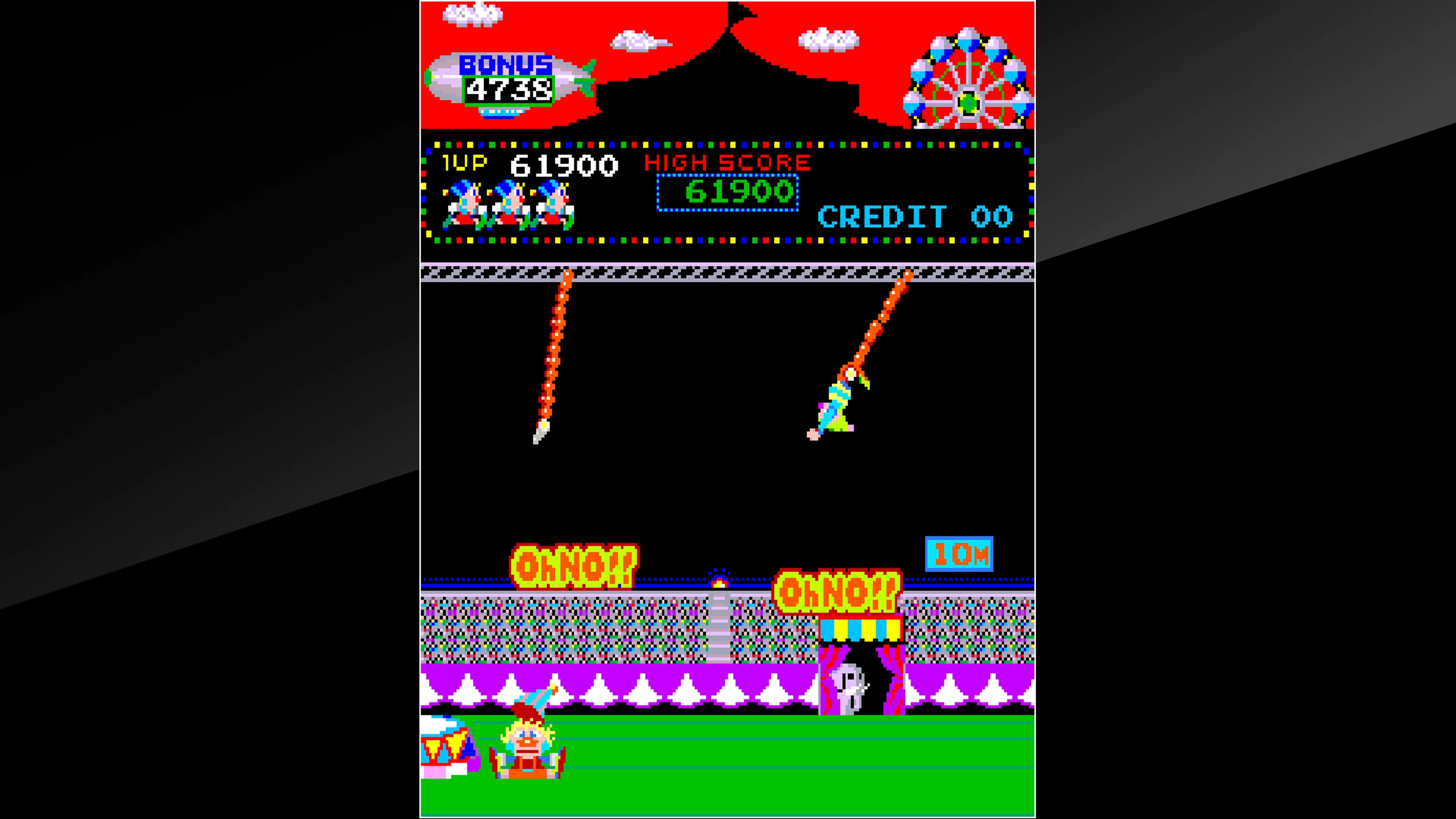 Изображение игры: Arcade Archives CIRCUS CHARLIE