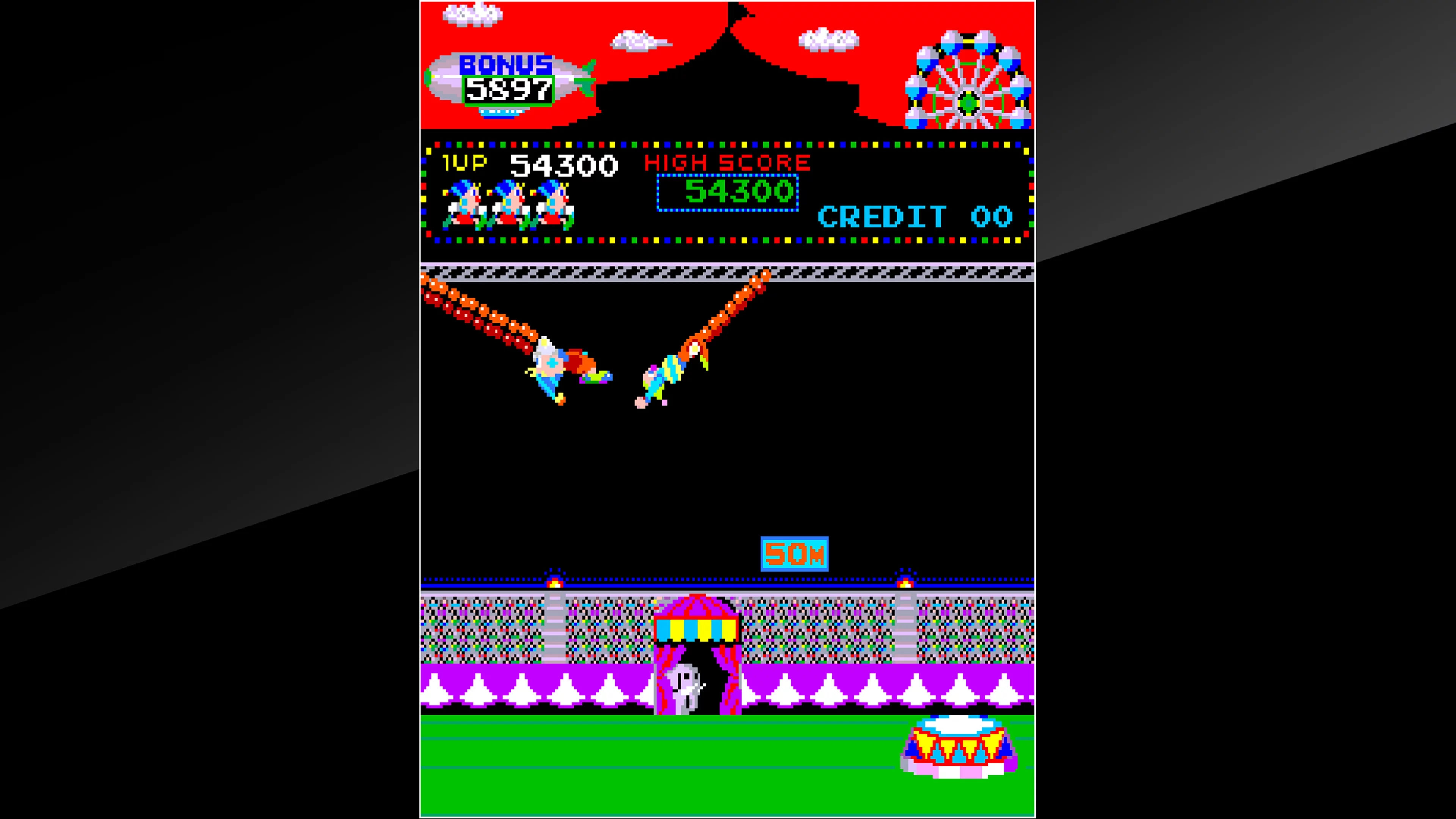 Изображение игры: Arcade Archives CIRCUS CHARLIE