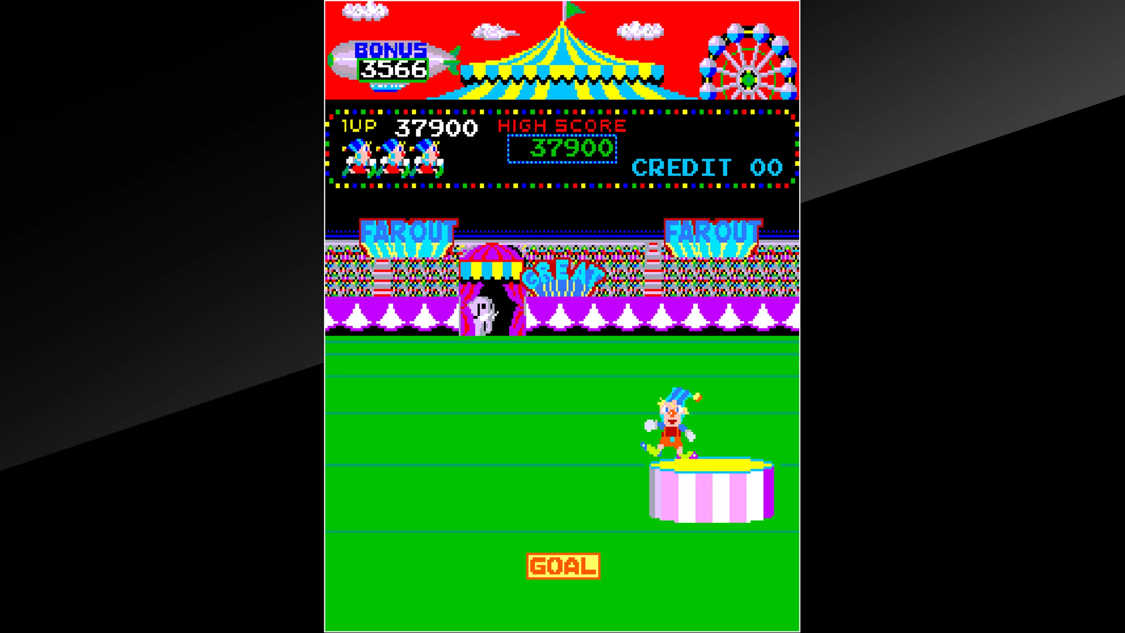 Изображение игры: Arcade Archives CIRCUS CHARLIE