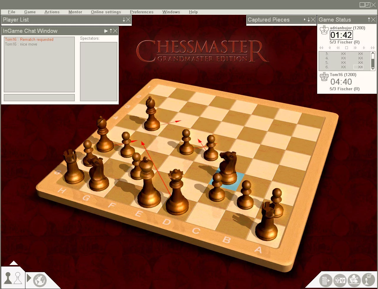 Изображение игры: Chessmaster: Grandmaster Edition