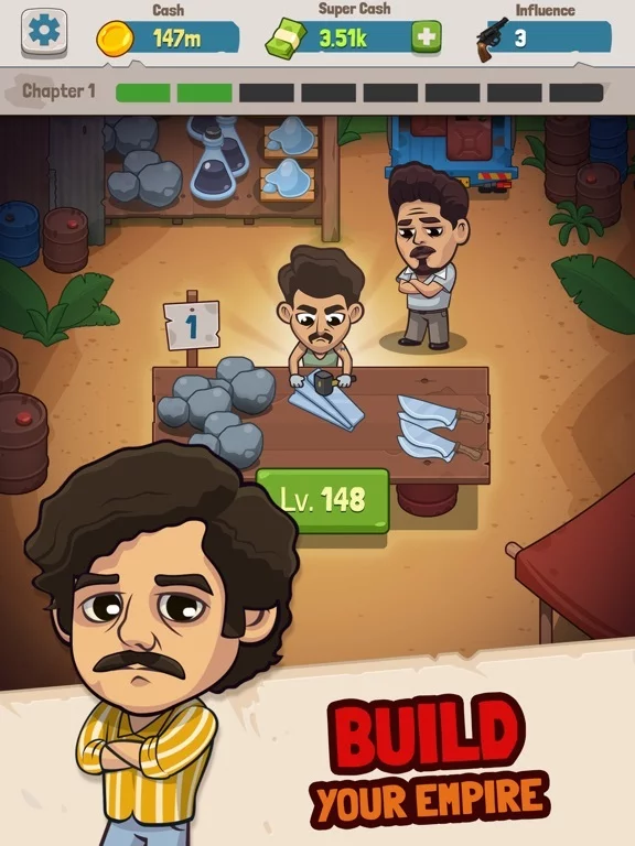 Изображение игры: Narcos: Idle Cartel