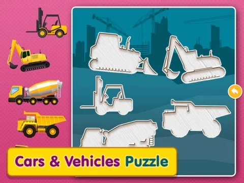 Изображение игры: Cars & Vehicles Puzzle Game for toddlers HD - Children's Smart Educational Transport puzzles for kids 2+