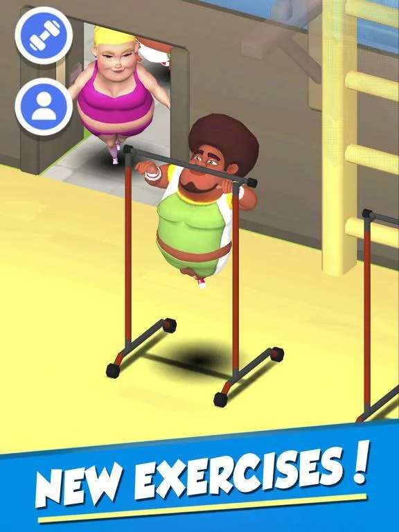 Изображение игры: Fit the Fat: Idle Gym