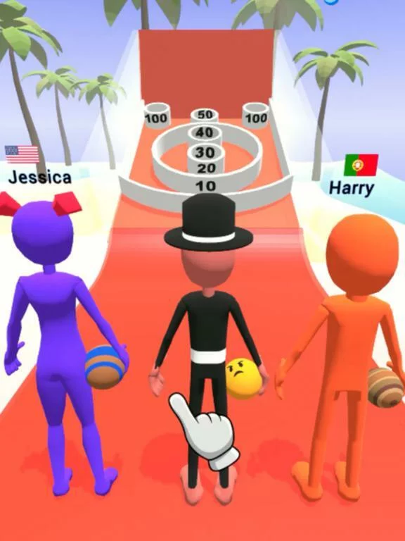 Изображение игры: Skee Ball.io