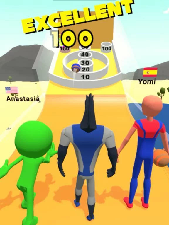 Изображение игры: Skee Ball.io