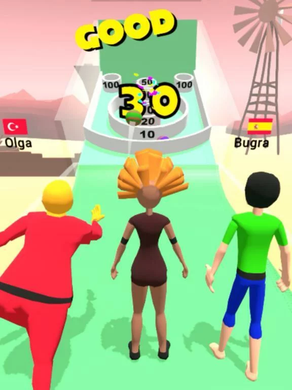 Изображение игры: Skee Ball.io