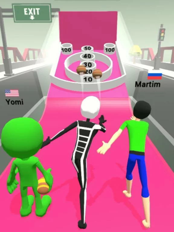 Изображение игры: Skee Ball.io