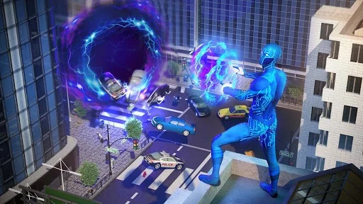 Изображение игры: Black Hole Hero: Vice Vegas Rope Mafia