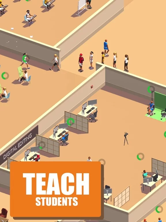 Изображение игры: Idle School 3d - Tycoon Game