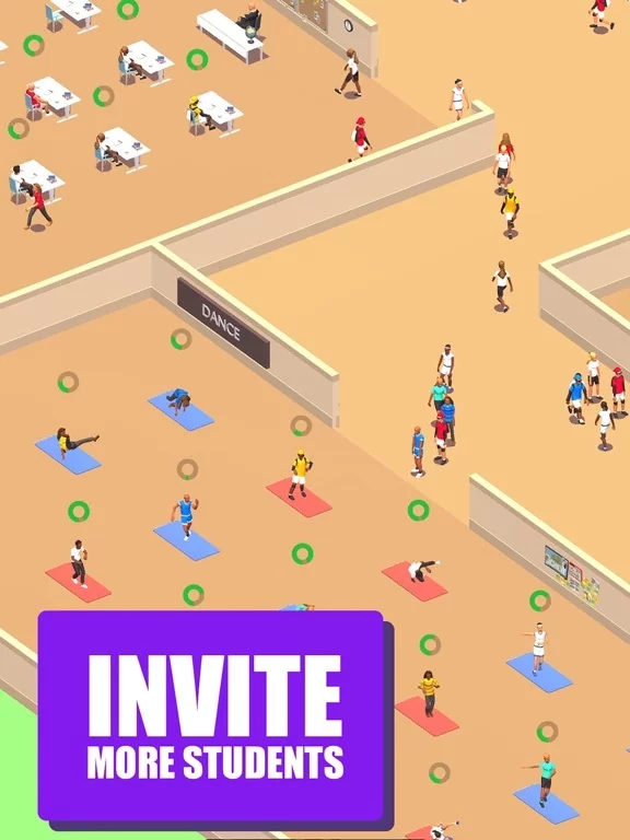 Изображение игры: Idle School 3d - Tycoon Game