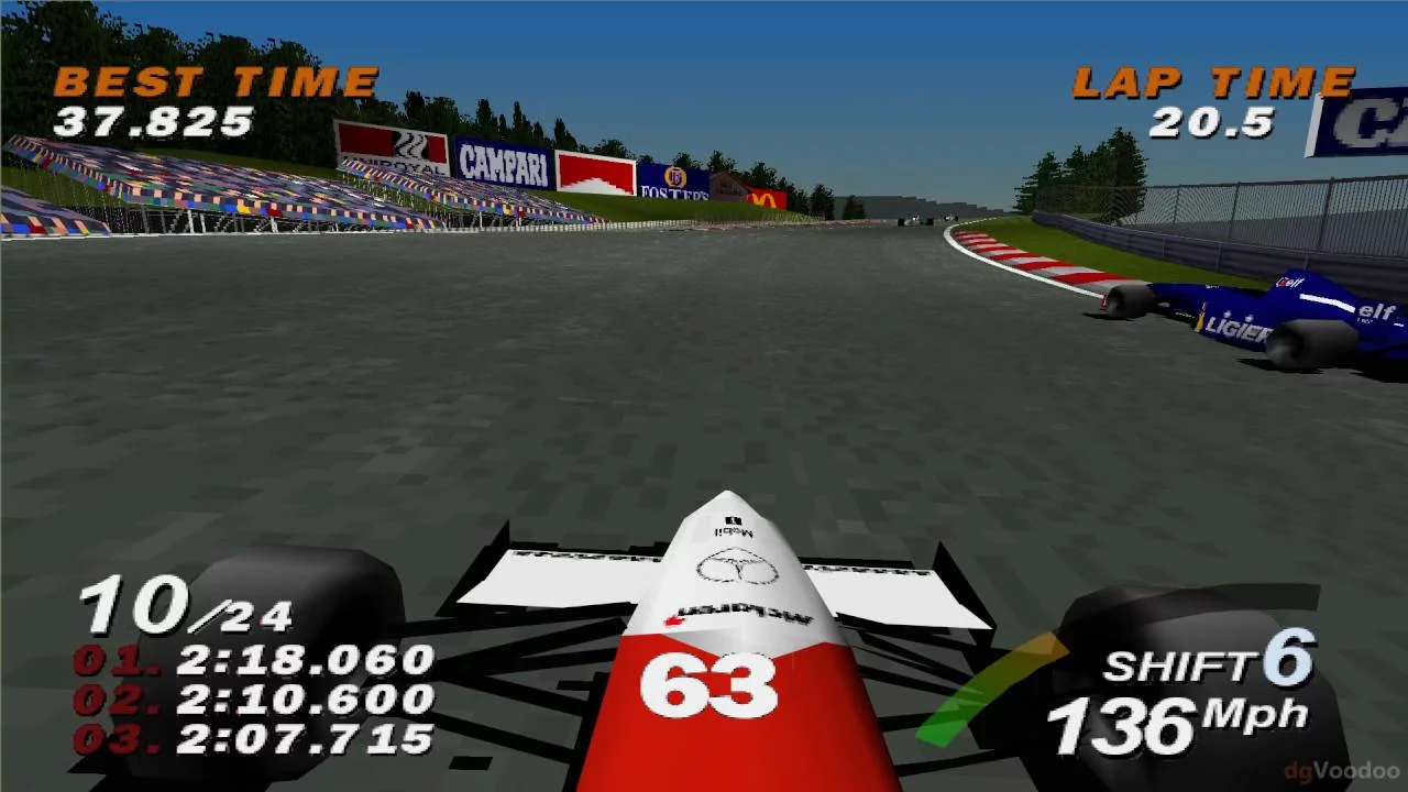 Изображение игры: Formula 1 '96
