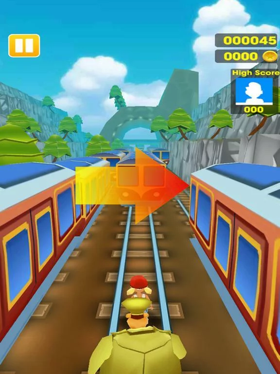 Изображение игры: 3D Railway Run Surfers Adventure Game