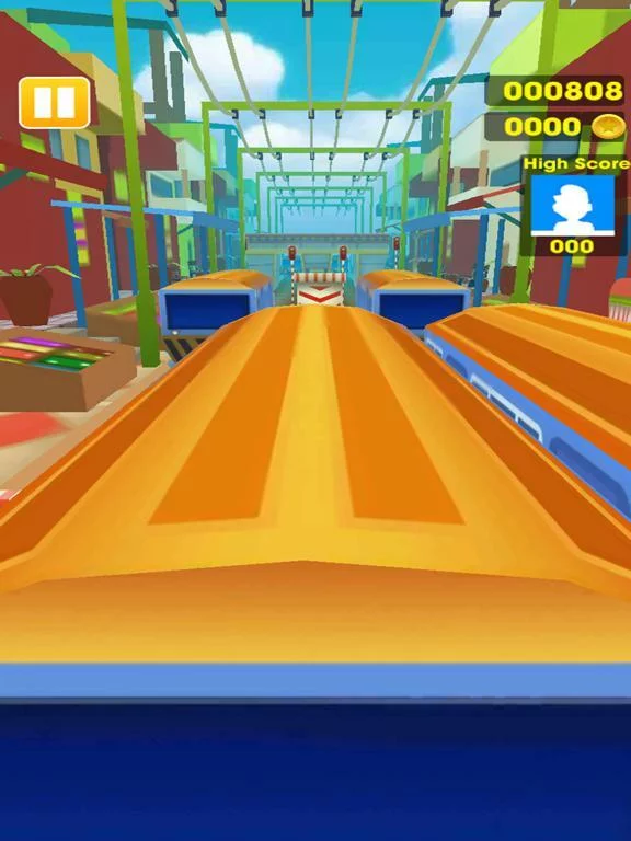 Изображение игры: 3D Railway Run Surfers Adventure Game