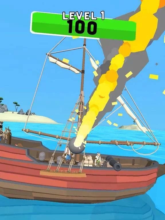 Изображение игры: Pirate Attack: Sea Battle