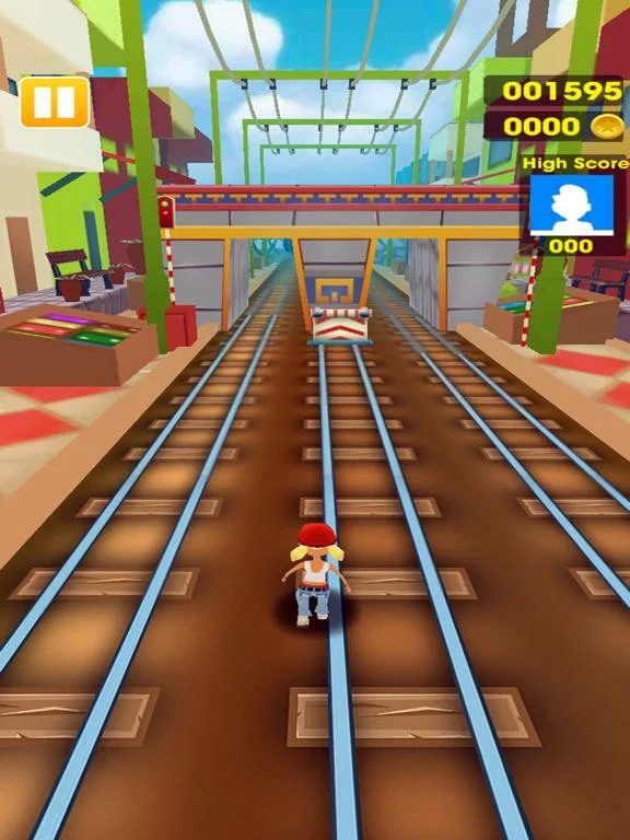Изображение игры: 3D Railway Run Surfers Adventure Game
