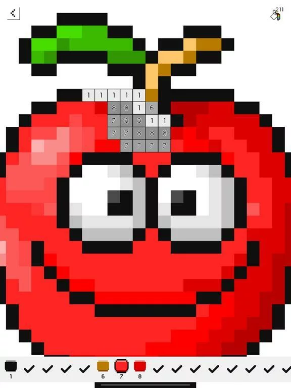 Изображение игры: Paint by Number :)