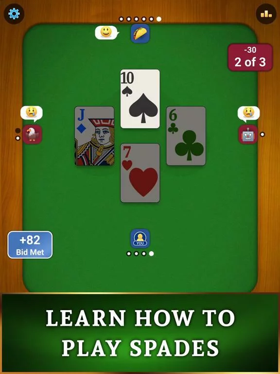 Изображение игры: Spades Card Game ·
