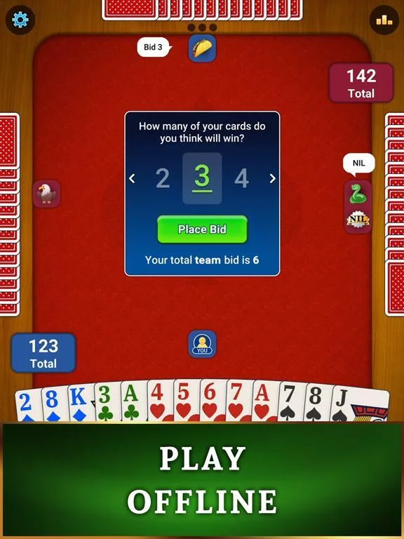 Изображение игры: Spades Card Game ·