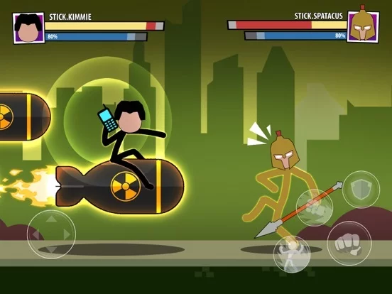 Изображение игры: Mask of Stick: Heroes Rising