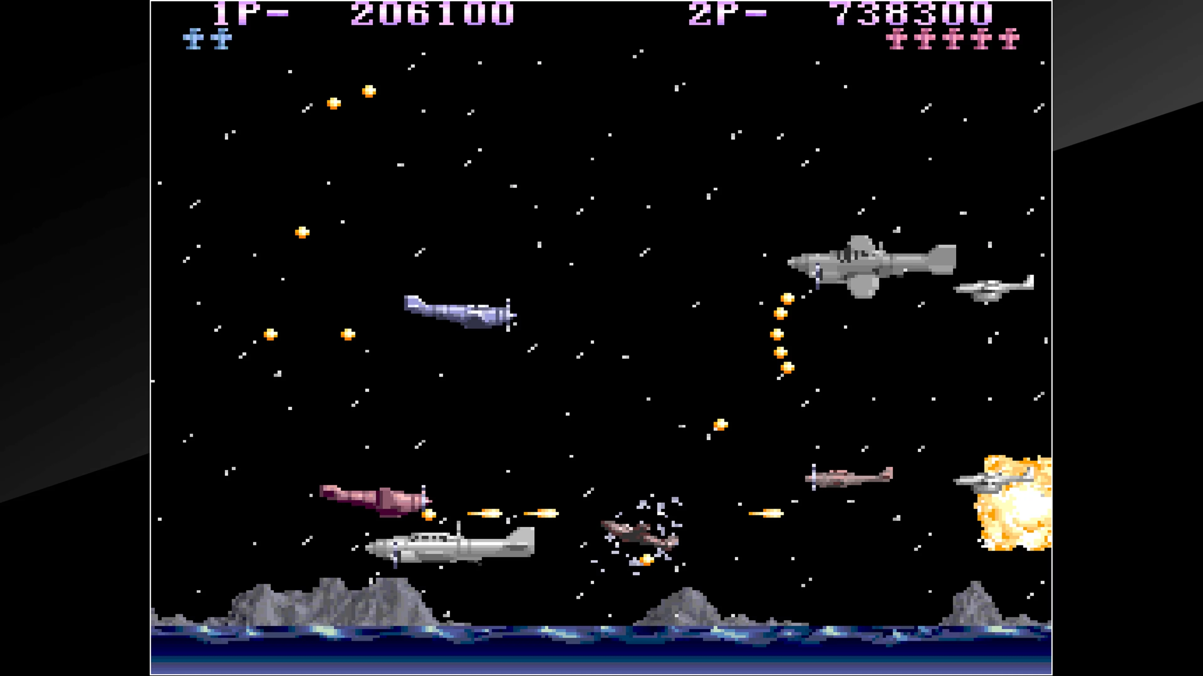 Изображение игры: Arcade Archives P-47