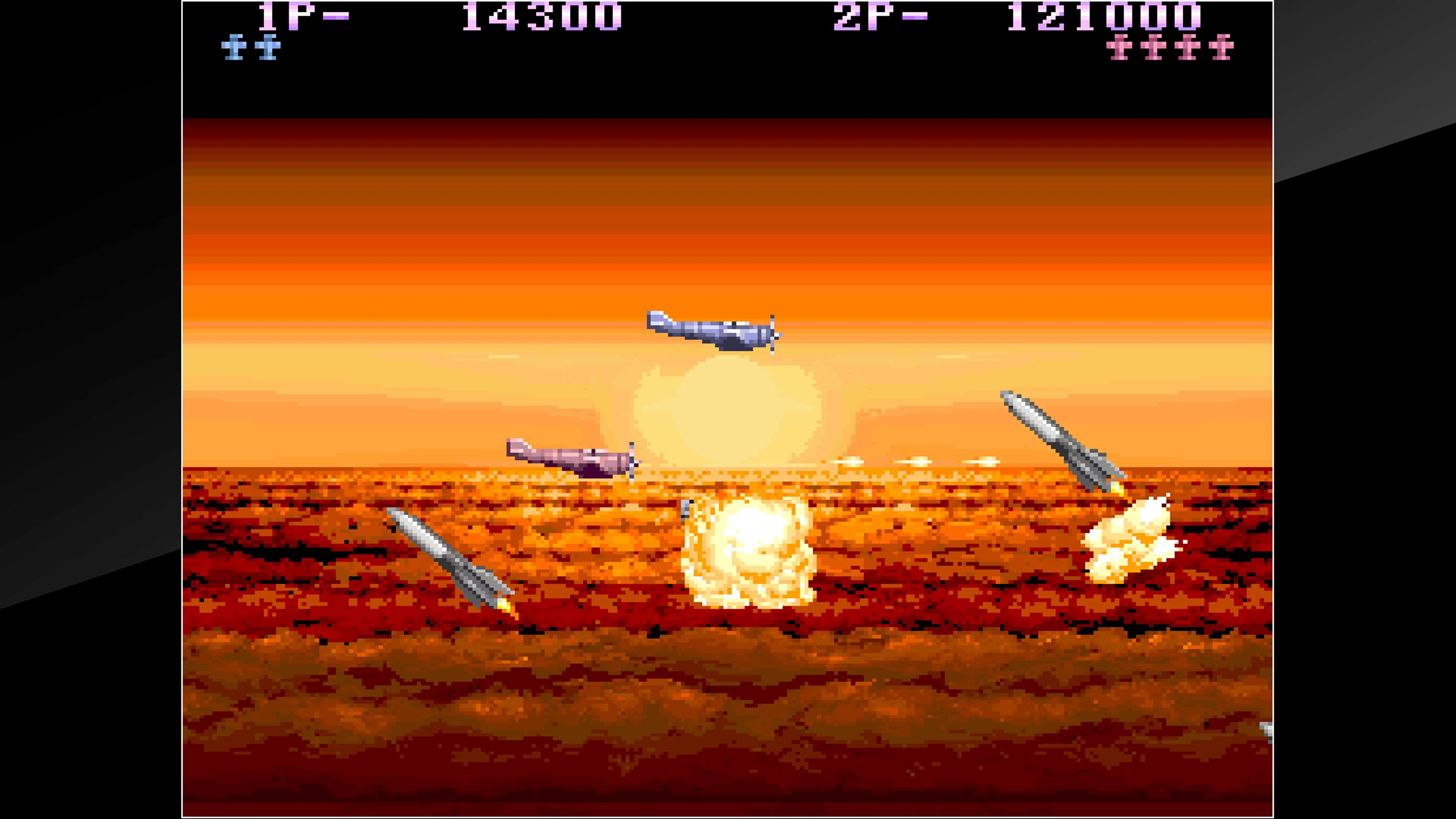 Изображение игры: Arcade Archives P-47