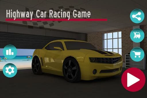 Изображение игры: Highway Car Racing Game