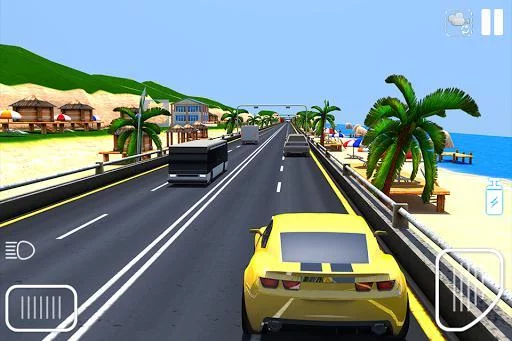 Изображение игры: Highway Car Racing Game