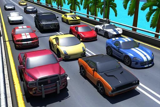 Изображение игры: Highway Car Racing Game