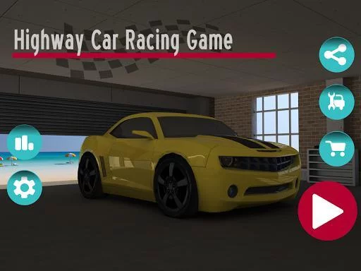 Изображение игры: Highway Car Racing Game