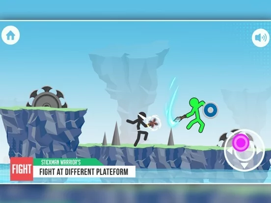 Изображение игры: Supreme Stickman Battle Game