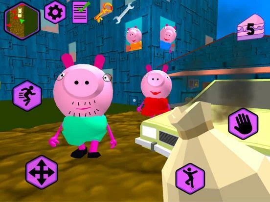 Изображение игры: Piggy Family Escape