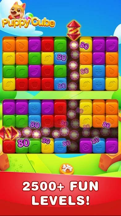 Изображение игры: Puppy Cube Blast: Tap, Pop&Win