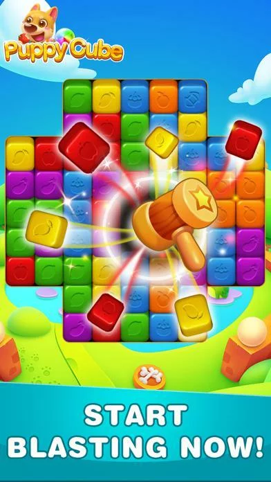 Изображение игры: Puppy Cube Blast: Tap, Pop&Win