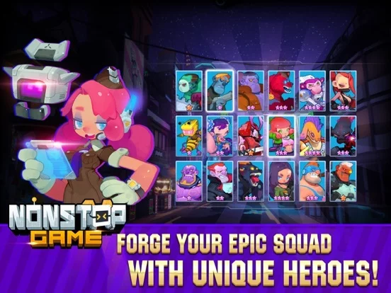 Изображение игры: Nonstop Game: Cyber Raid