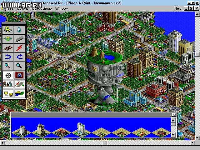 Изображение игры: SimCity 2000 Network Edition