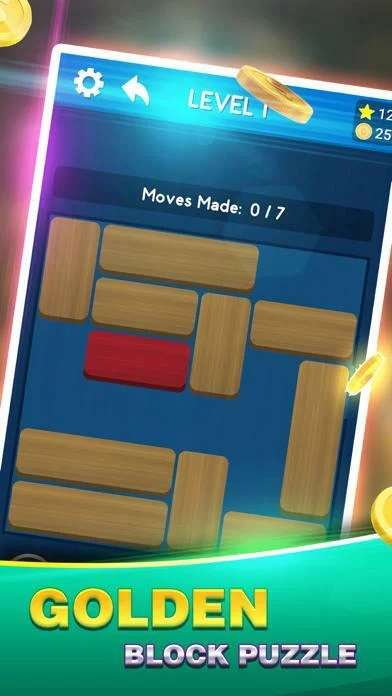 Изображение игры: Golden Block Escape