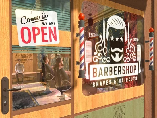 Изображение игры: Barber Shop Hair Saloon Sim 3D
