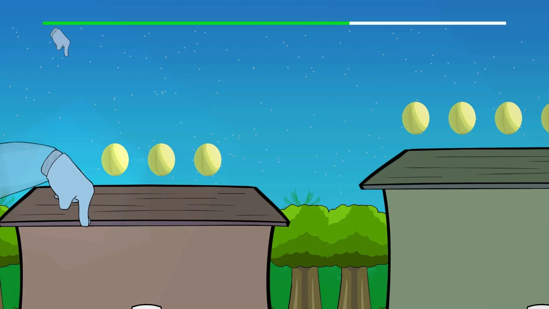 Изображение игры: Finger on the Roof! Go! Rooftop Runner!
