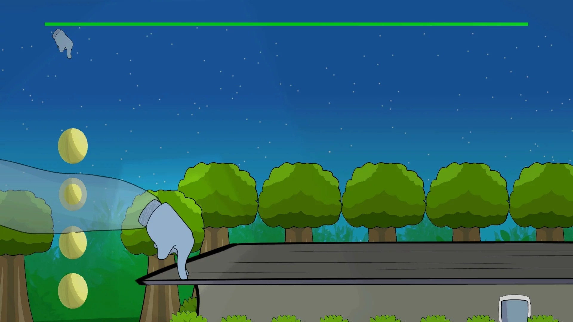 Изображение игры: Finger on the Roof! Go! Rooftop Runner!