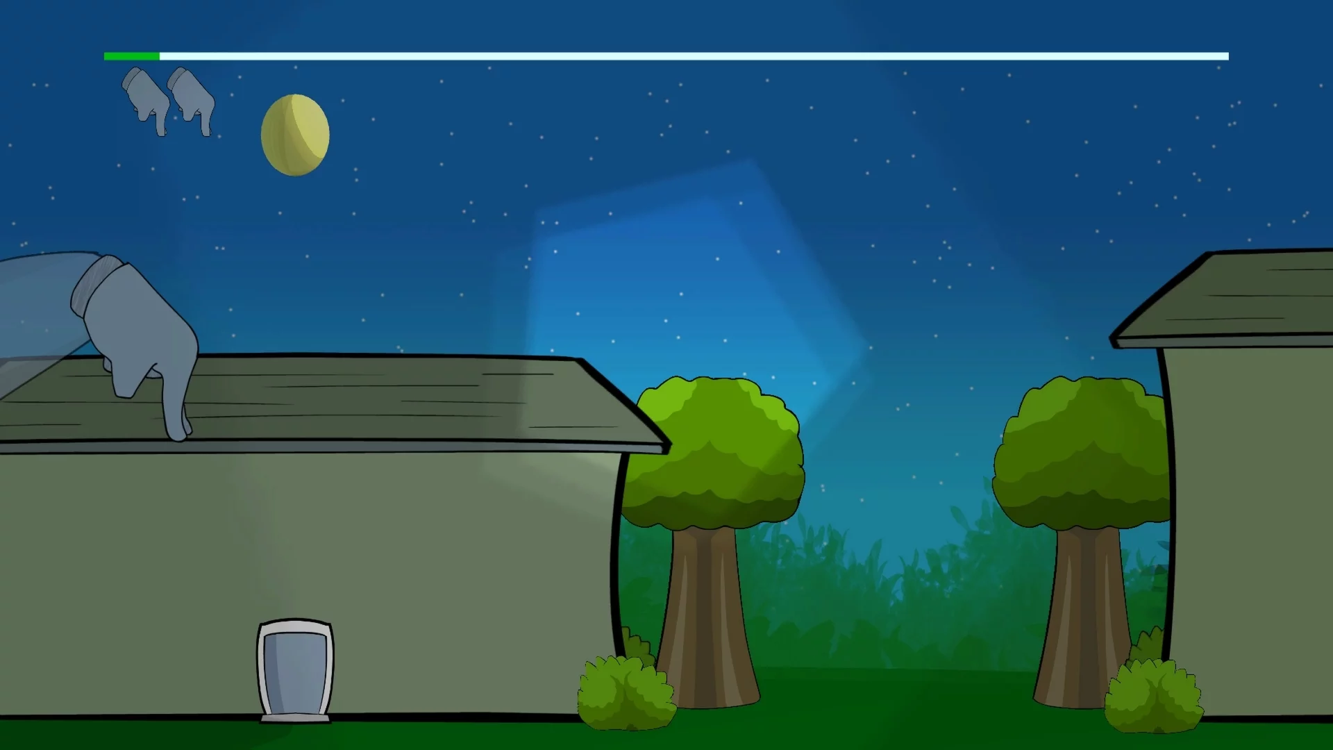 Изображение игры: Finger on the Roof! Go! Rooftop Runner!