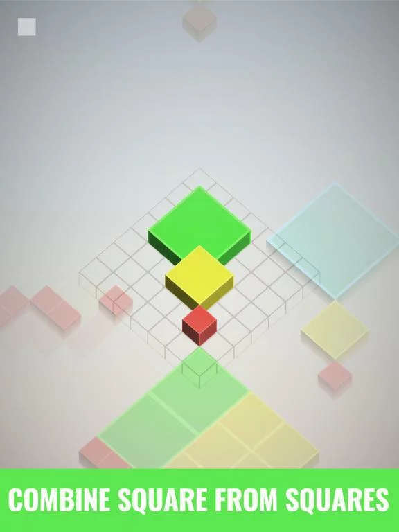 Изображение игры: Isometric Squares - puzzle ²