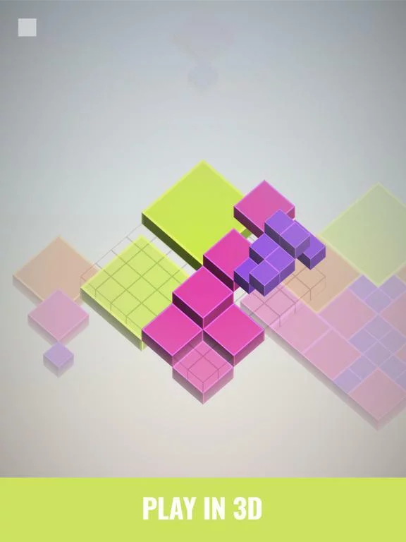 Изображение игры: Isometric Squares - puzzle ²