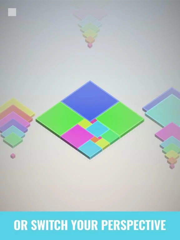 Изображение игры: Isometric Squares - puzzle ²