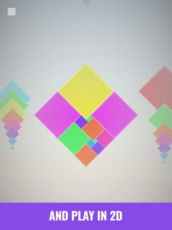 Изображение игры: Isometric Squares - puzzle ²