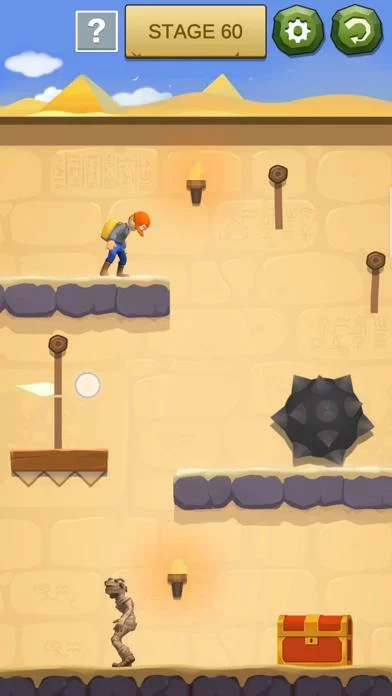 Изображение игры: Temple Escape - Rope Puzzle
