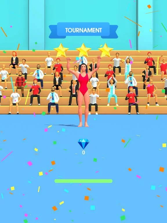 Изображение игры: Idle Gymnastics